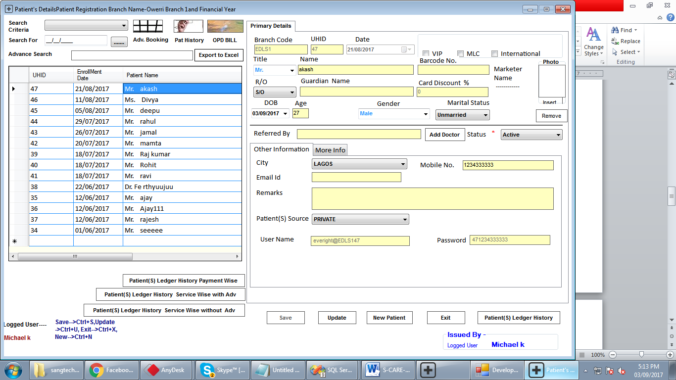 ERP Dashboard