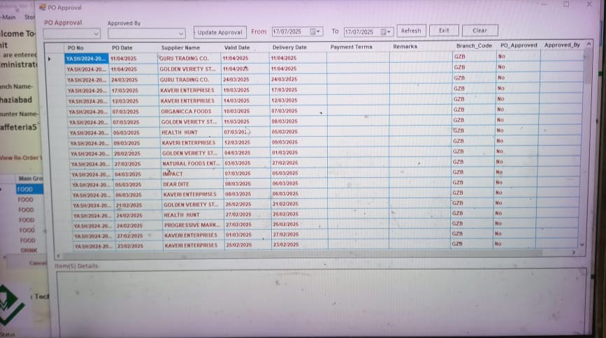ERP Dashboard